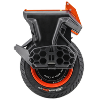 Begode electric unicycle Falcon 50 S with spring: orange and grey