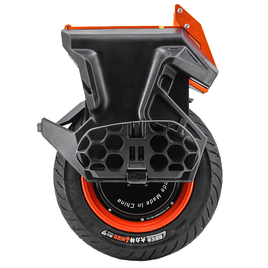Begode electric unicycle Falcon 50 S with spring: orange and grey